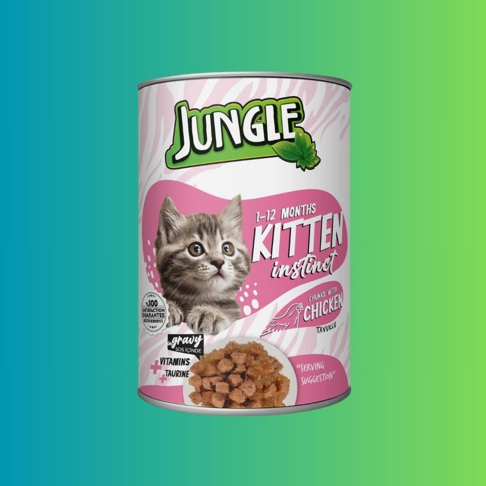 Jungle Junior Chicken Tavuklu Cat Canned food For Kitten