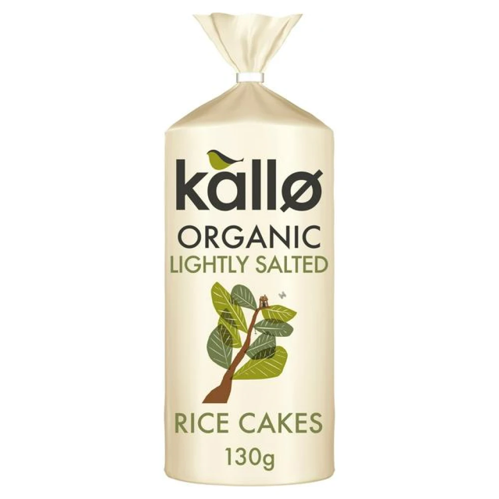 Kallo Organic Lightly Salted Rice Cake 130G UK