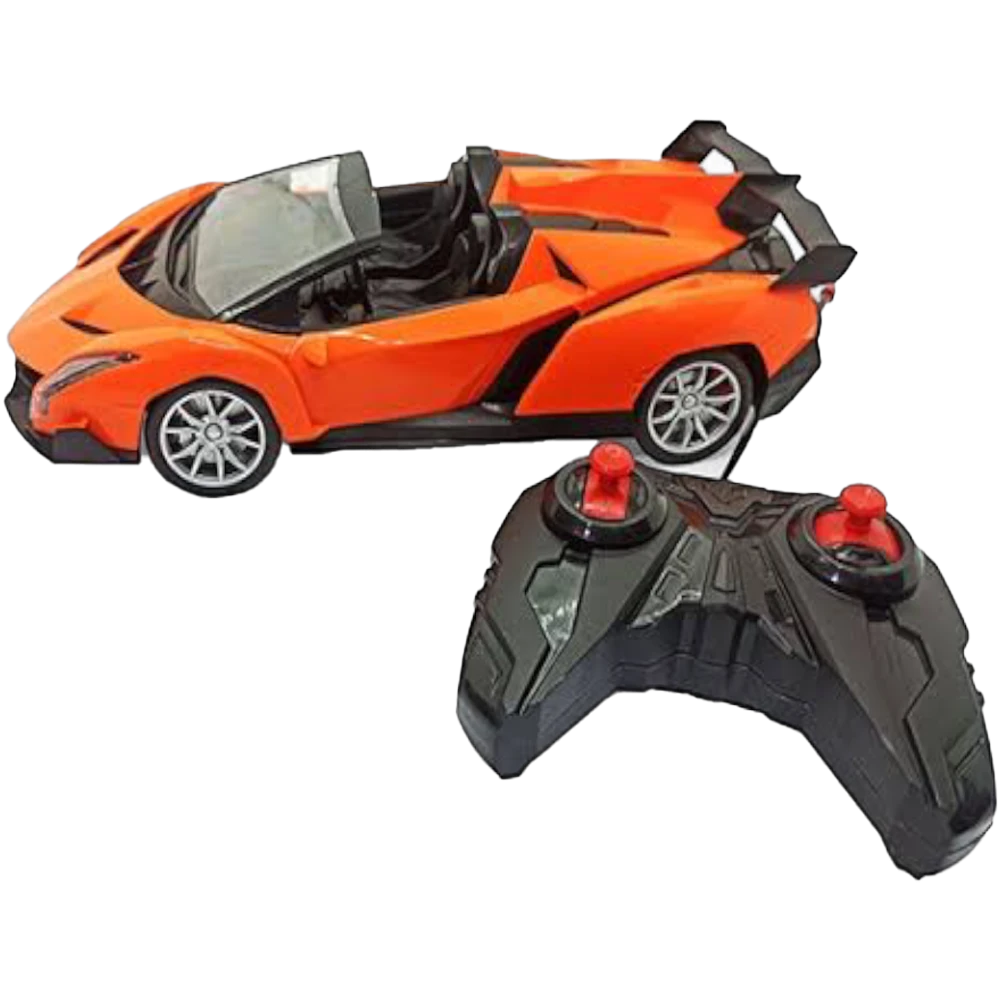 Kids XF Emulation Model Rechargeable Remote Control Toy Car - Orange