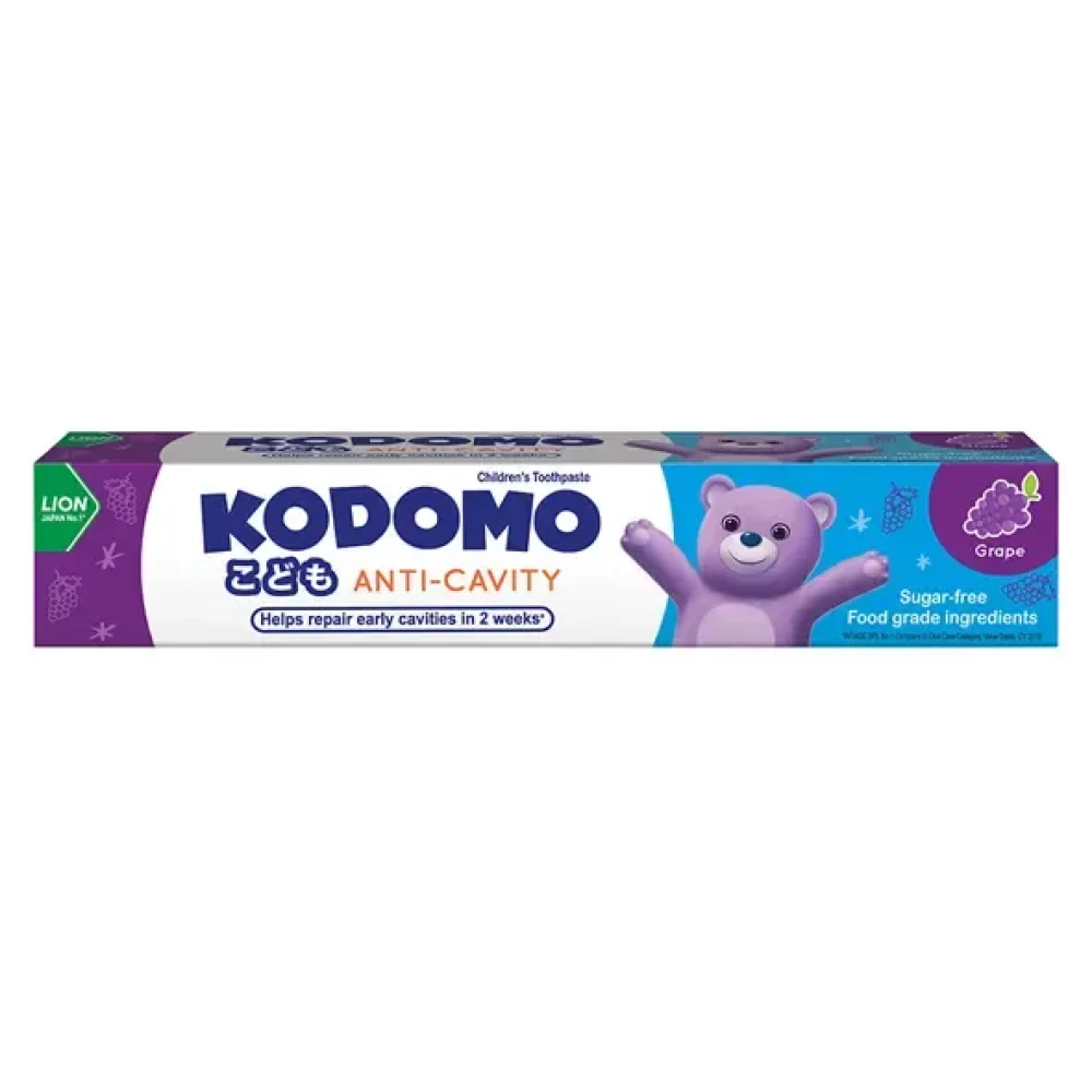 Kodomo Anti Cavity Toothpaste Grape (0-6 Years) - 80g