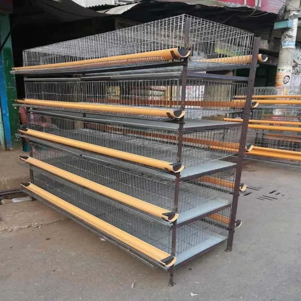 Koel Bird Cage with Tray, Food & Water Case