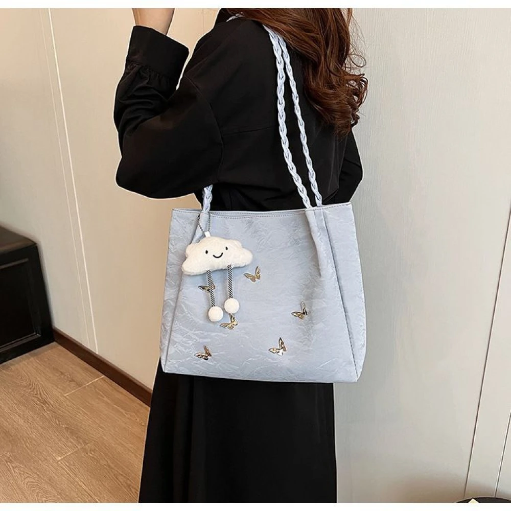 Korean Luxury Style Butterfly Design Shoulder Bag