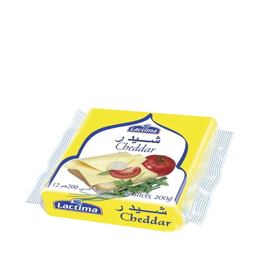 Lactima Cheddar Cheese 12 Slices 200G