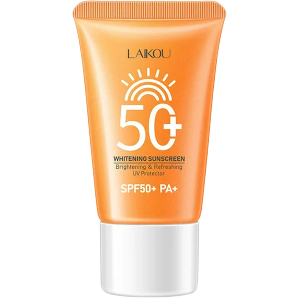 Laikou Brightening Sunscreen Waterproof Body Sunblock Cream UV Protection SPF50 Plus - 30G