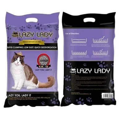 Lazy Lady Cat Litter Bentonite Lavender Flavor 10L