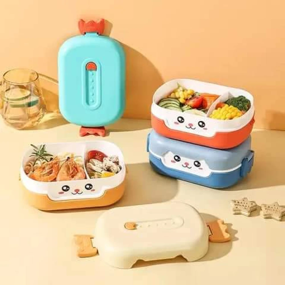 Leak-resistant Lunch Storage Lunch Box With Compartments