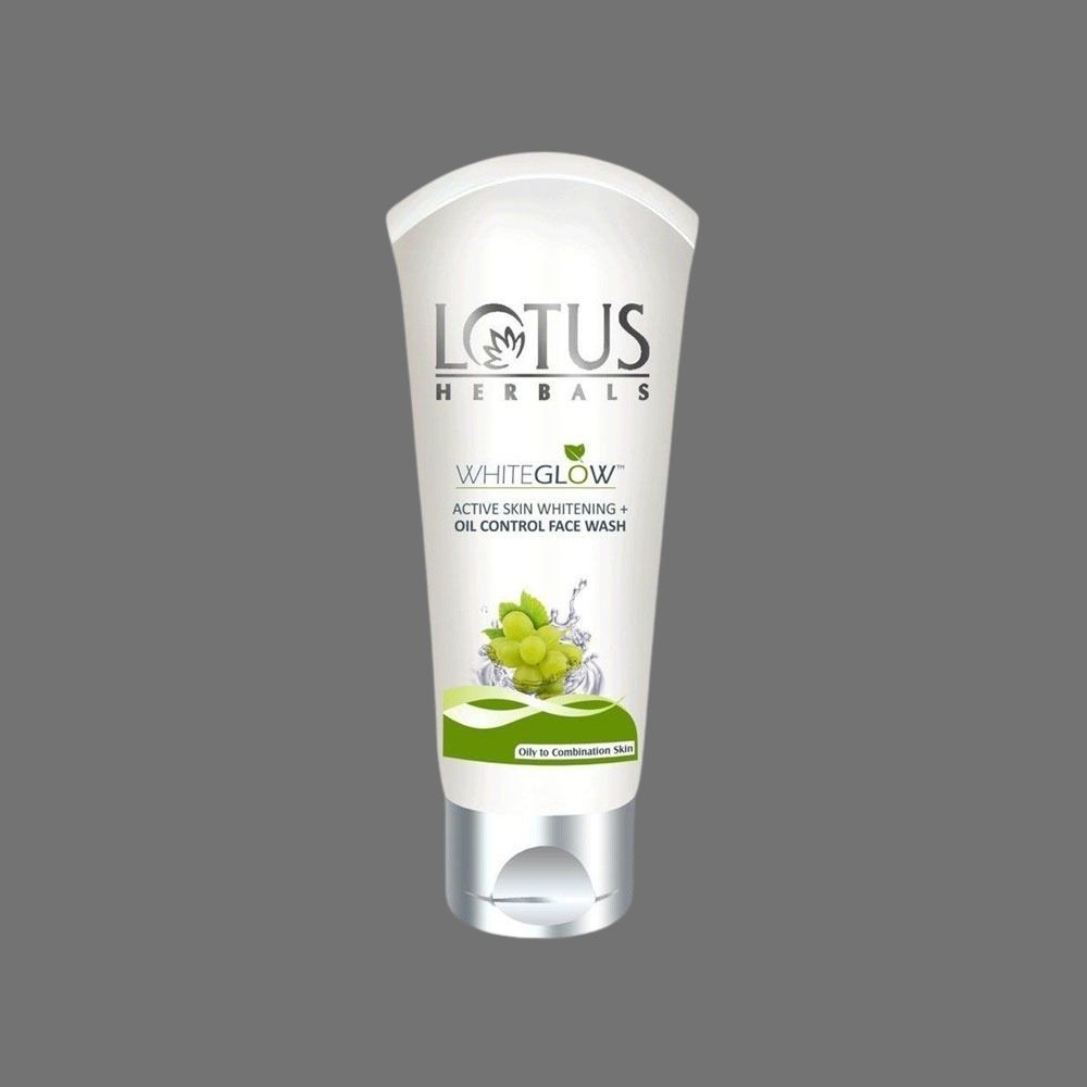 Lotus Herbal Whiteglow Active Skin Whitening + Oil Control Face Wash