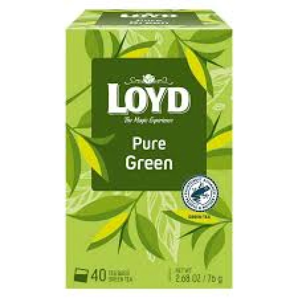 Loyd Pure Green 40Tea Bags 76G UK