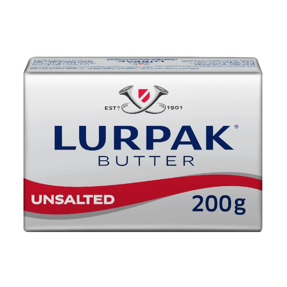 Lurpark Butter Unsalted 200gm