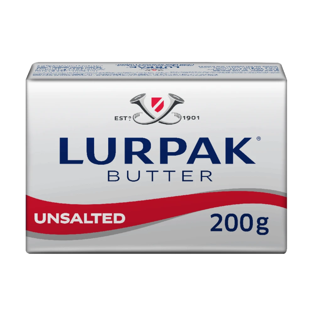 Lurpark Butter Unsalted 200gm