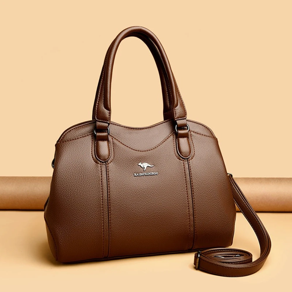 Luxury Designer Fashion Kangaroo Leather Handbag