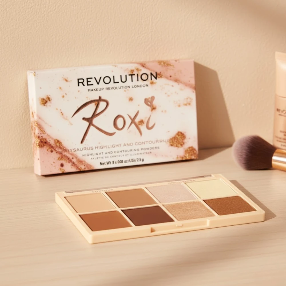 Makeup Revolution Roxxasaurus Highlight and Contour Palette - 2.5g