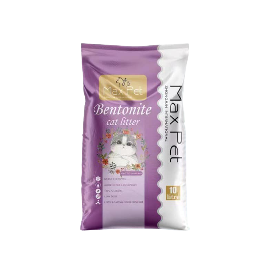 MaxPet Bentonite Cat Litter Lavender 10L
