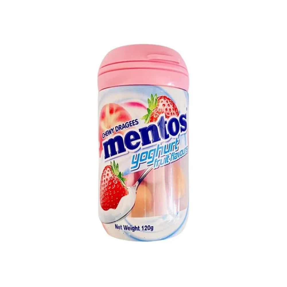 Mentos Chewy Dragees Yughurt Fruit 120 Gm VN