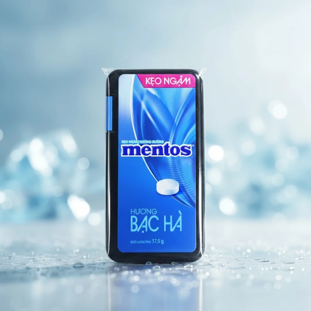 Mentos Classic Mint Flavor Candy - 17.5g