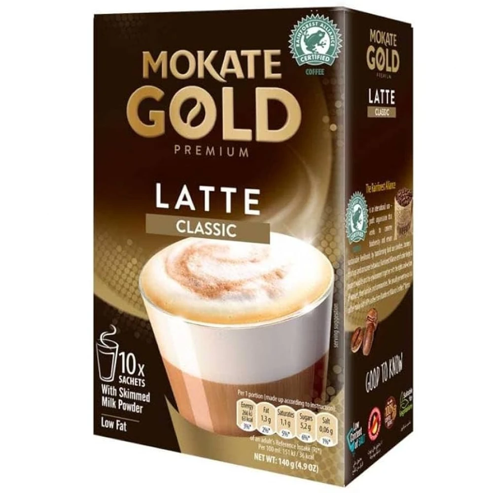 Mokate Gold Latte Classic Coffee 100gm PL