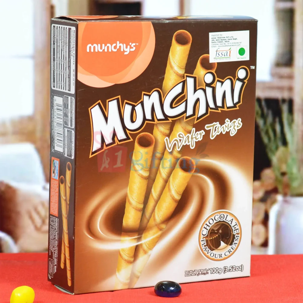 Munchys Munchini Chocolate Wafer Twigs 100gm MY