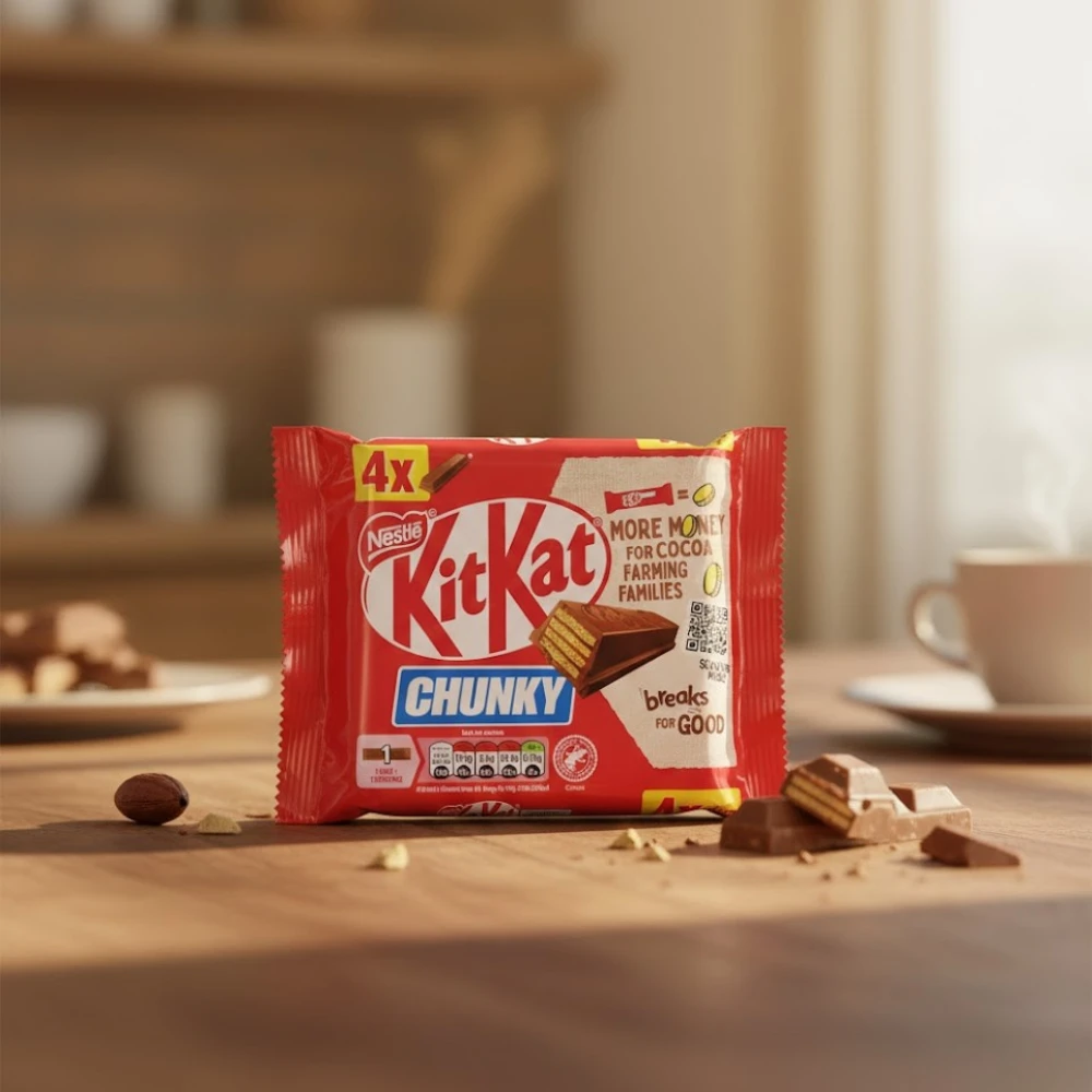 Nestle Kitkat Chunky 4 Snack Size Chocolate - 160g