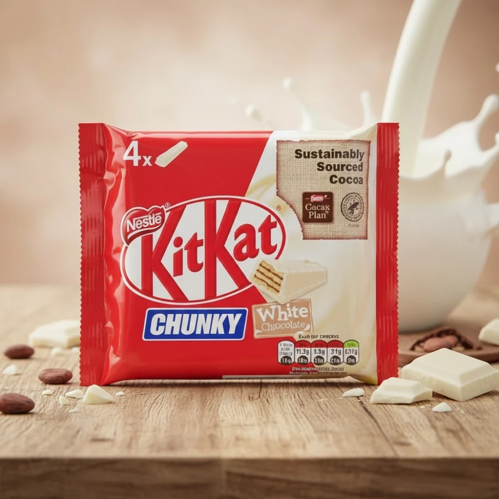 Nestle Kitkat Chunky White 4 Bars - 160g