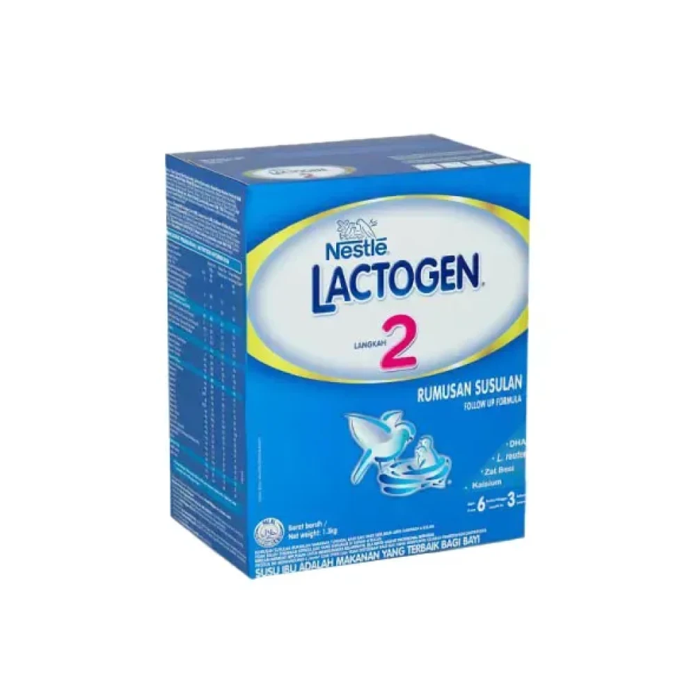 Nestle Lactogen 2 Baby Milk Follow-up Formula (6m to 3Years) - 1300g