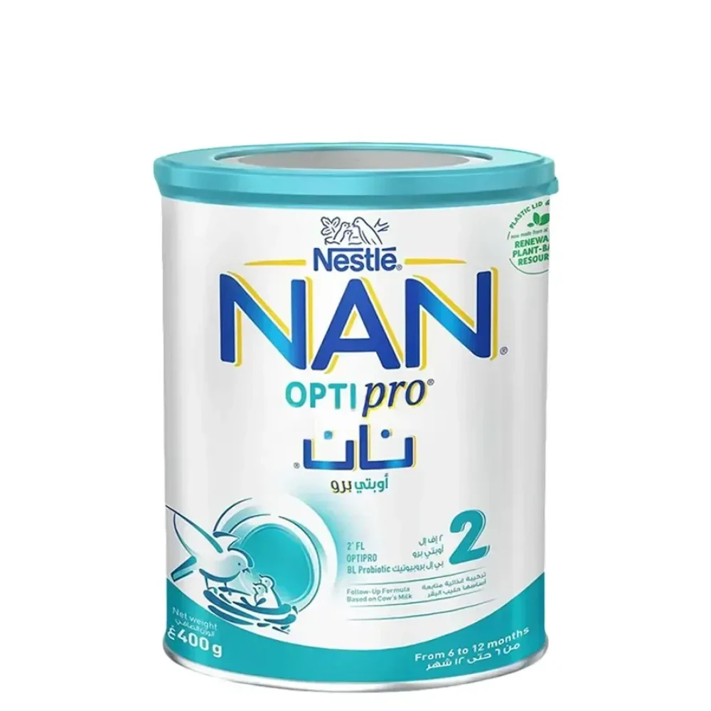 Nestle NAN 2 Optipro Follow Up Formula Baby Milk (6-12m) - 400g