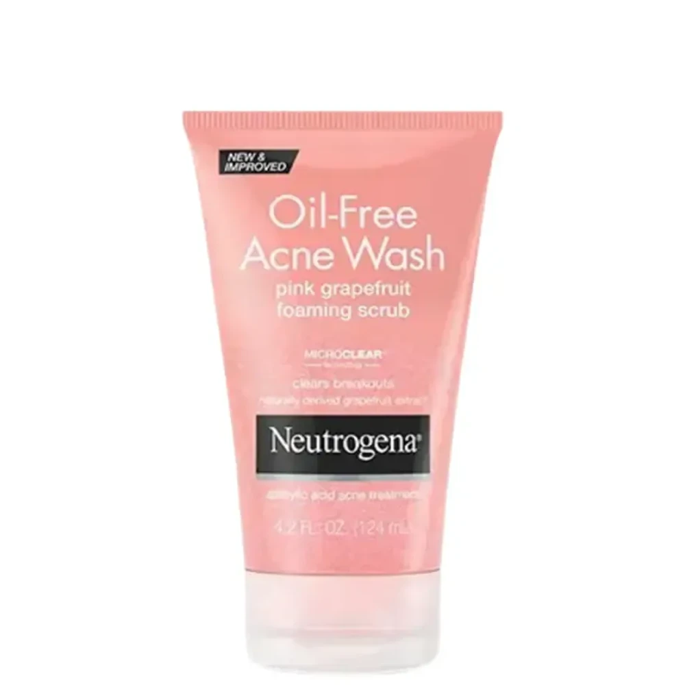 Neutrogena Oil Free Acne Wash Foaming Scrub - 124ml