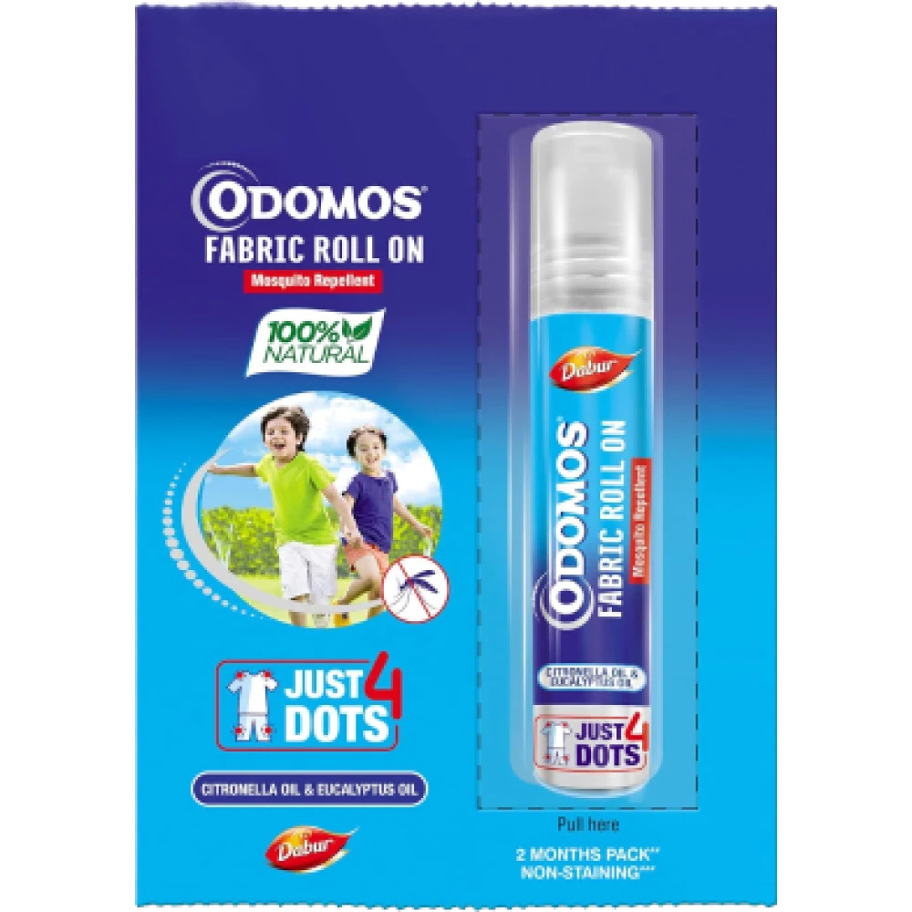 Odomos Fabric Roll On Mosquito Repellant 8 ml