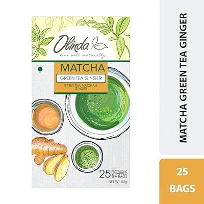 OLINDA Matcha Ginger Green Tea