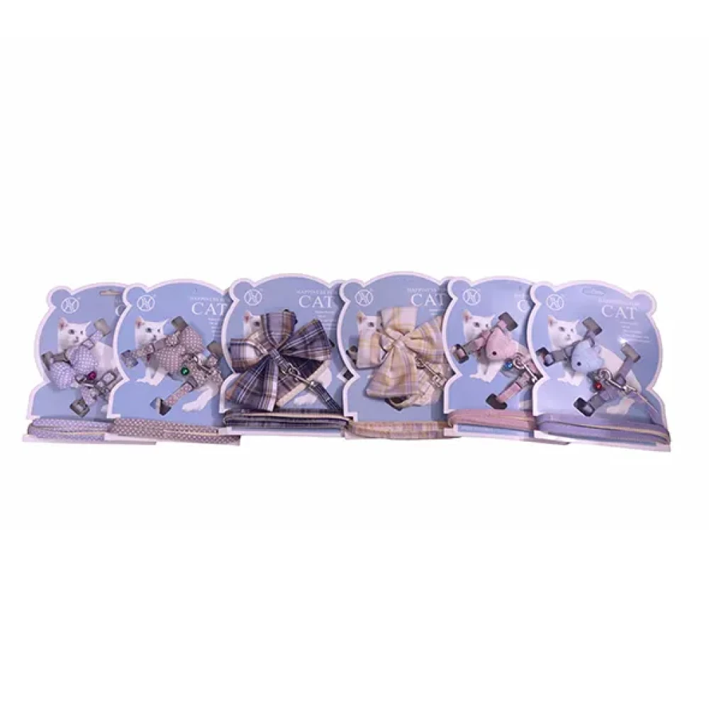 Pets Body Belt With Leash (Multi Color)