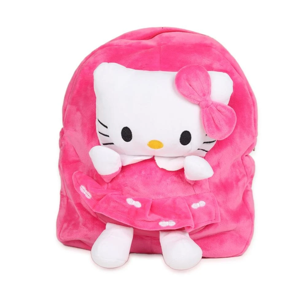 Plush Bags Cartoon Printed School Bag For Kids