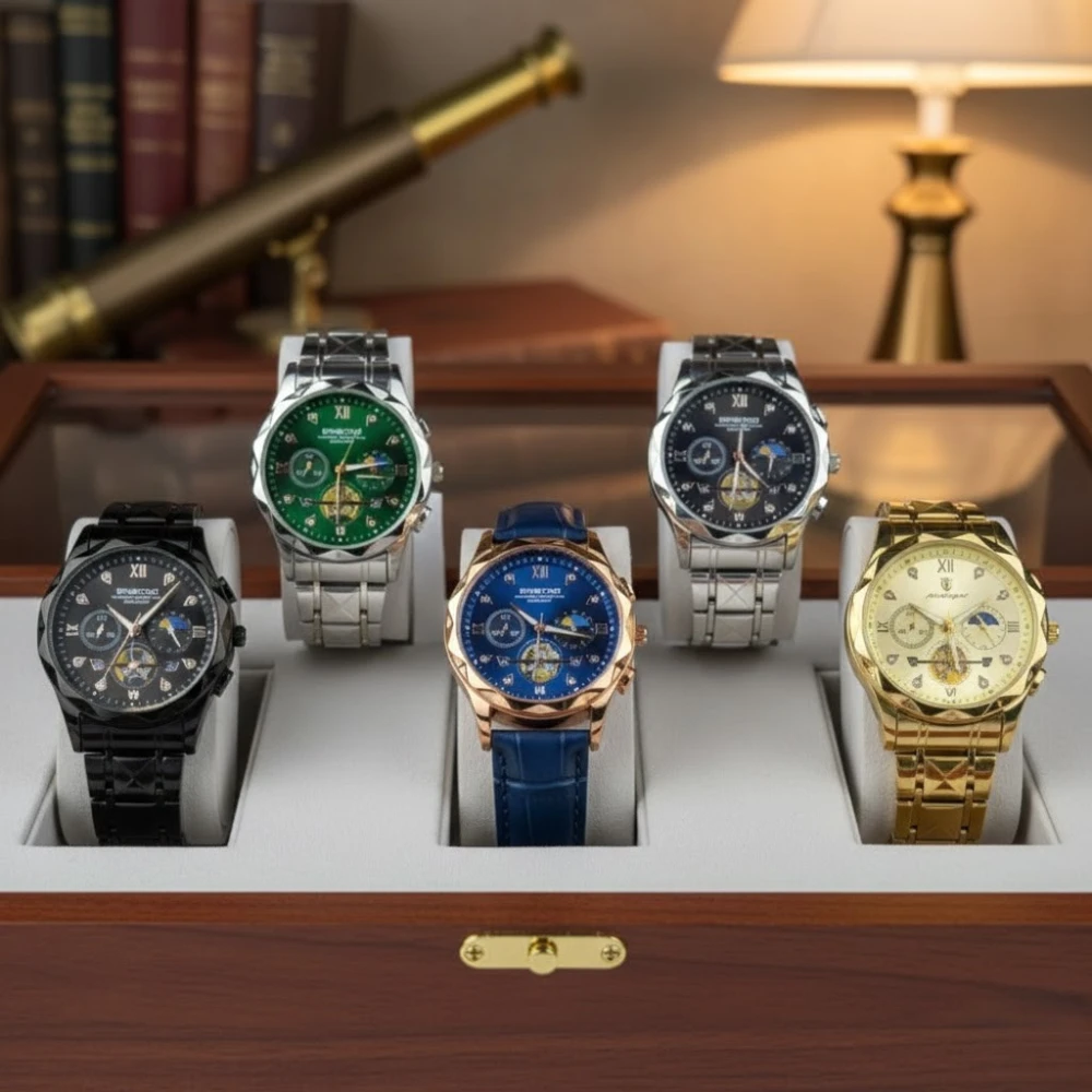 POEDAGAR 996 Luxury Men’s Luminous Watch
