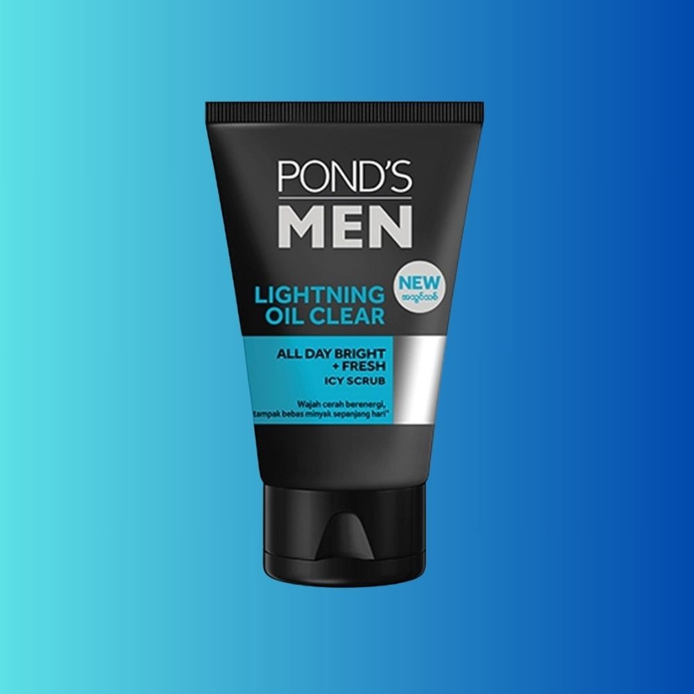 Pond_s men Lightning Oil face wash