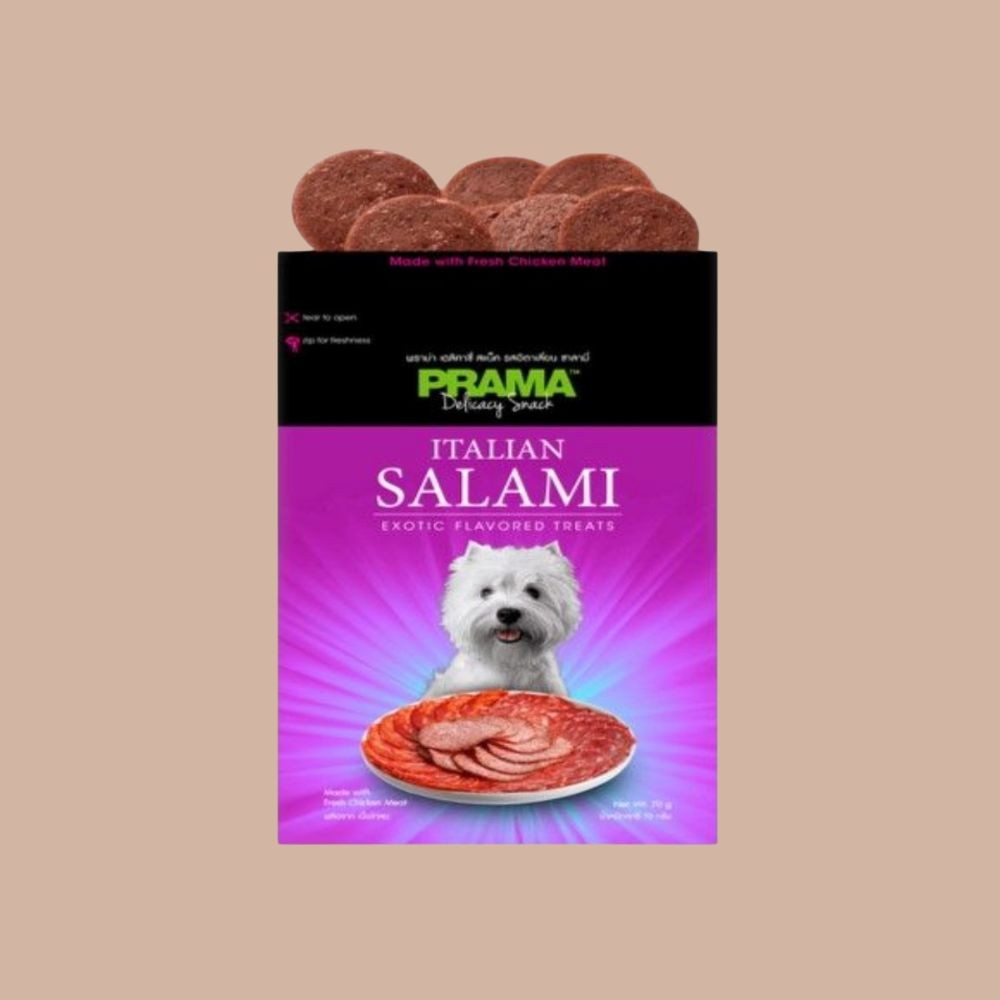Prama Delicacy Snack Dog Treats Salami