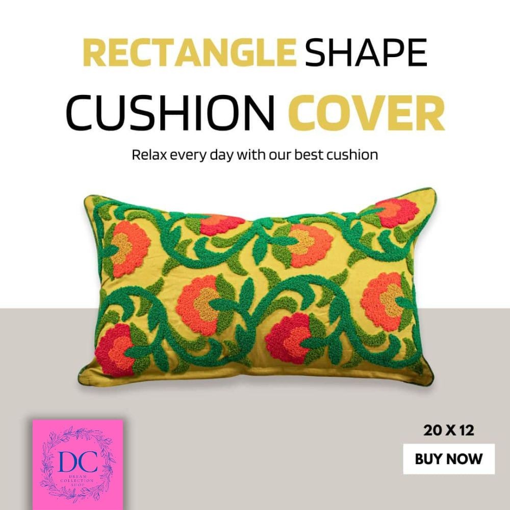 Rectangle Cushion Cover