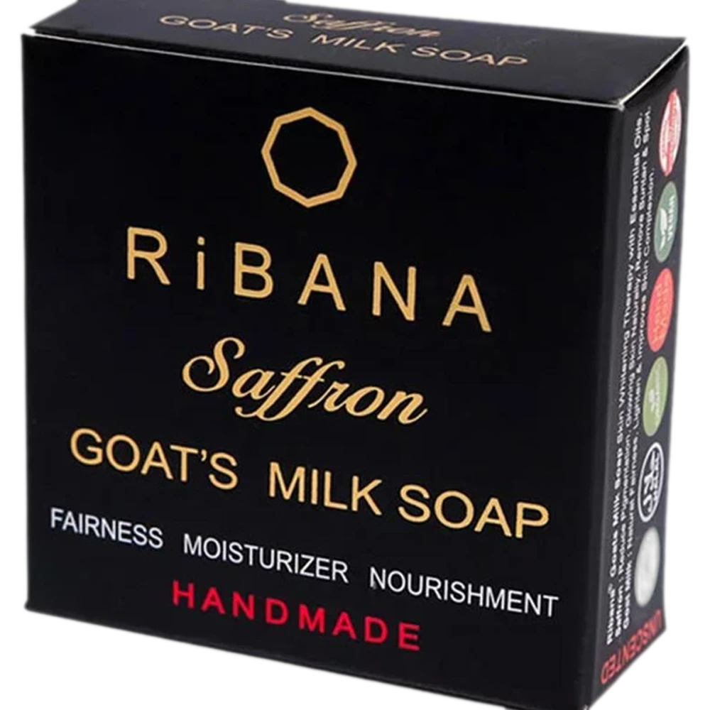 Ribana Saffron Goats Milk Soap - 110 gm