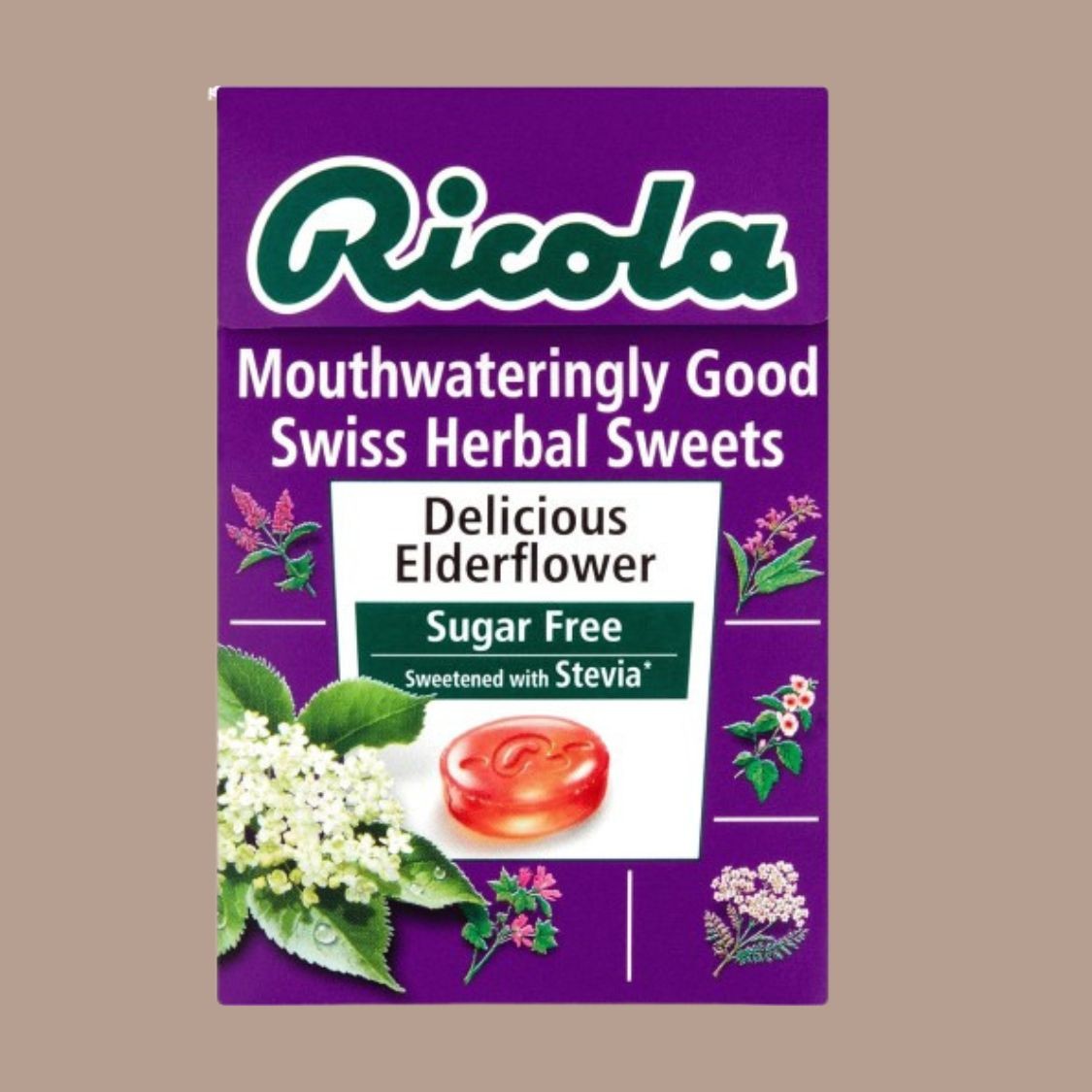 Ricola Delicious Elderflower Sugar Free Sweetened with Stevia