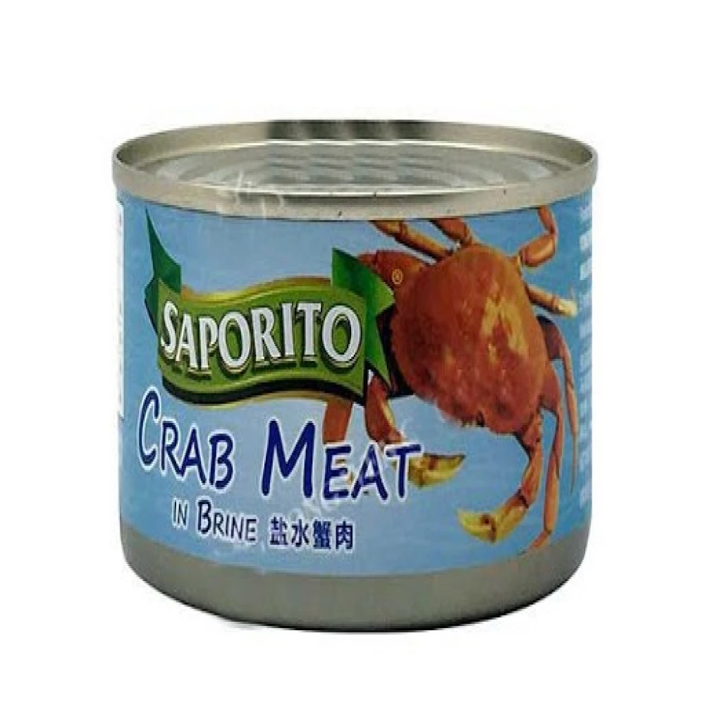 SAPORITO CRAB MEAT IN BRINE 170GM