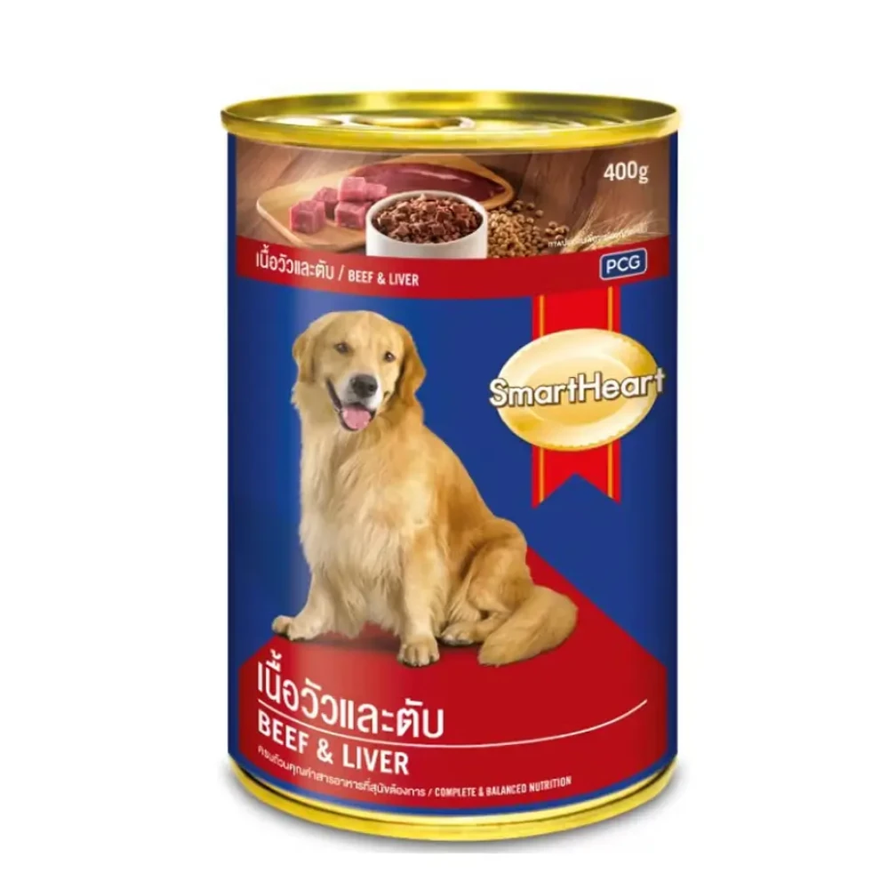 Smart Heart Adult Dog Wet Food Beef & Liver - 400g