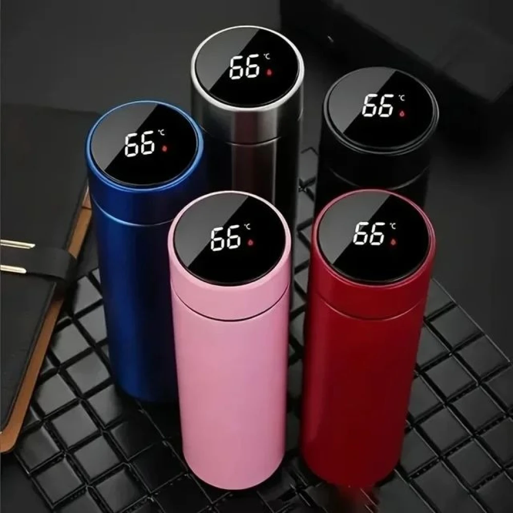 Smart Thermos Flask with LED Temperature Display