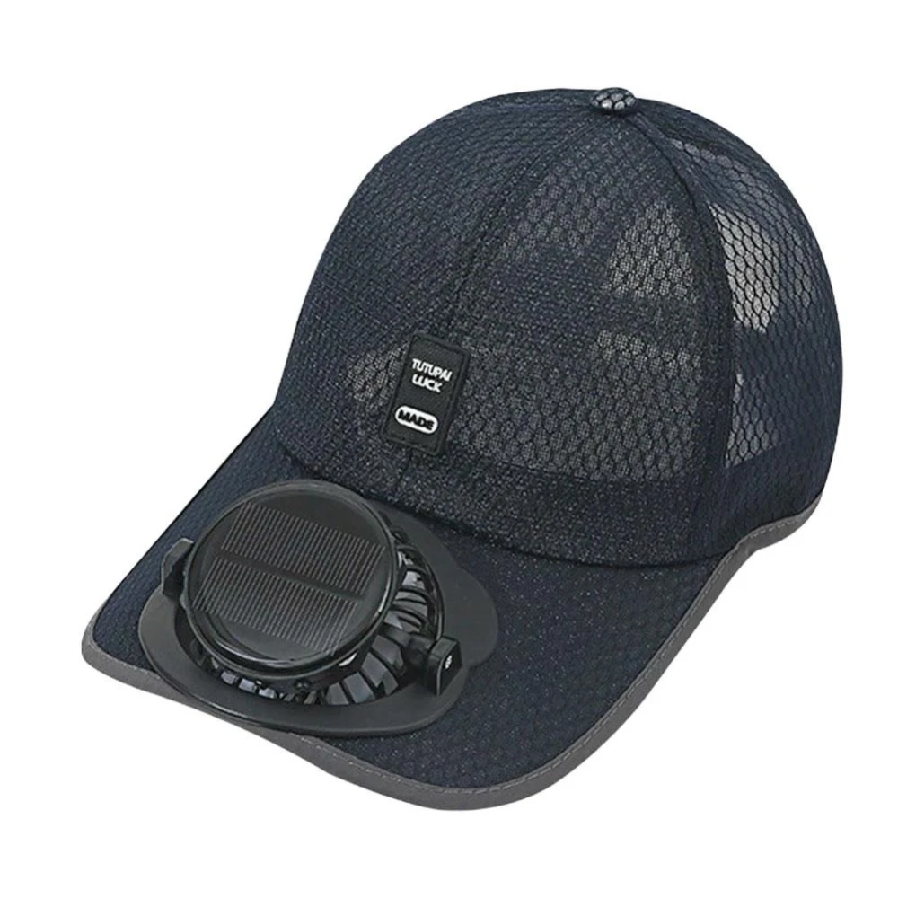 Solar Charging Cap Fan