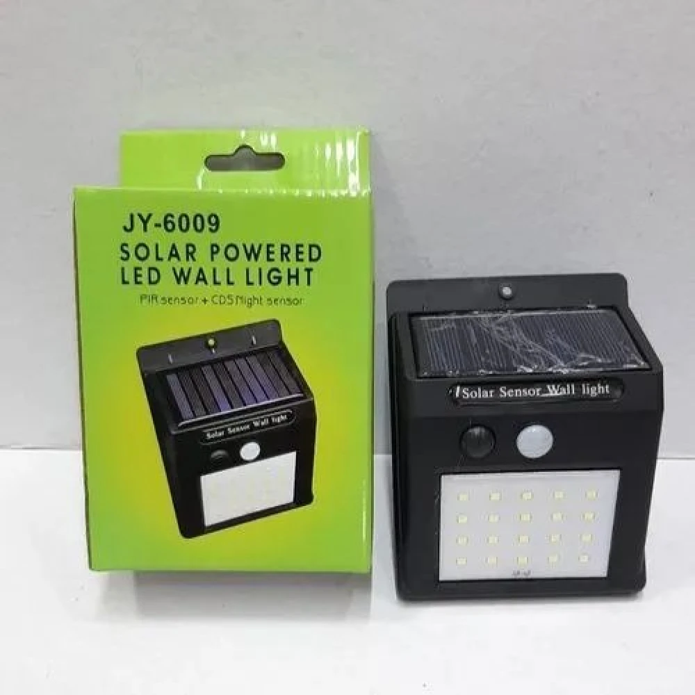 Solar Powered Sensor Wall Light