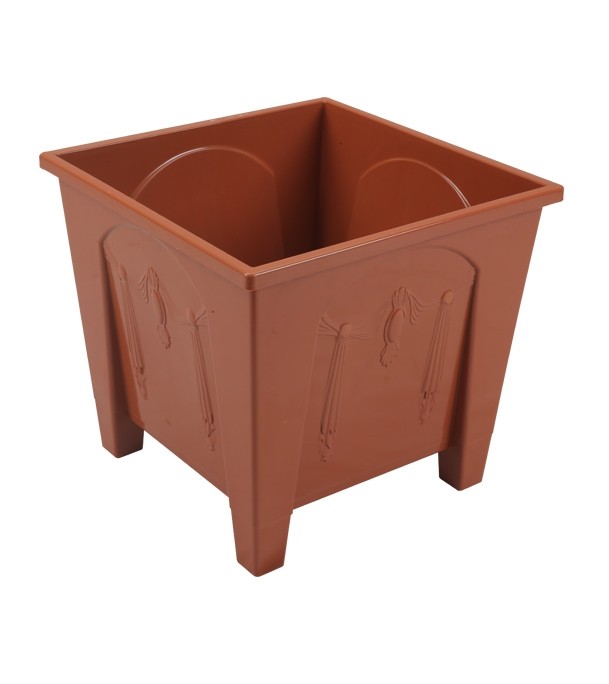 Square Flower Tub 12” (15L) Sandal Wood -TEL