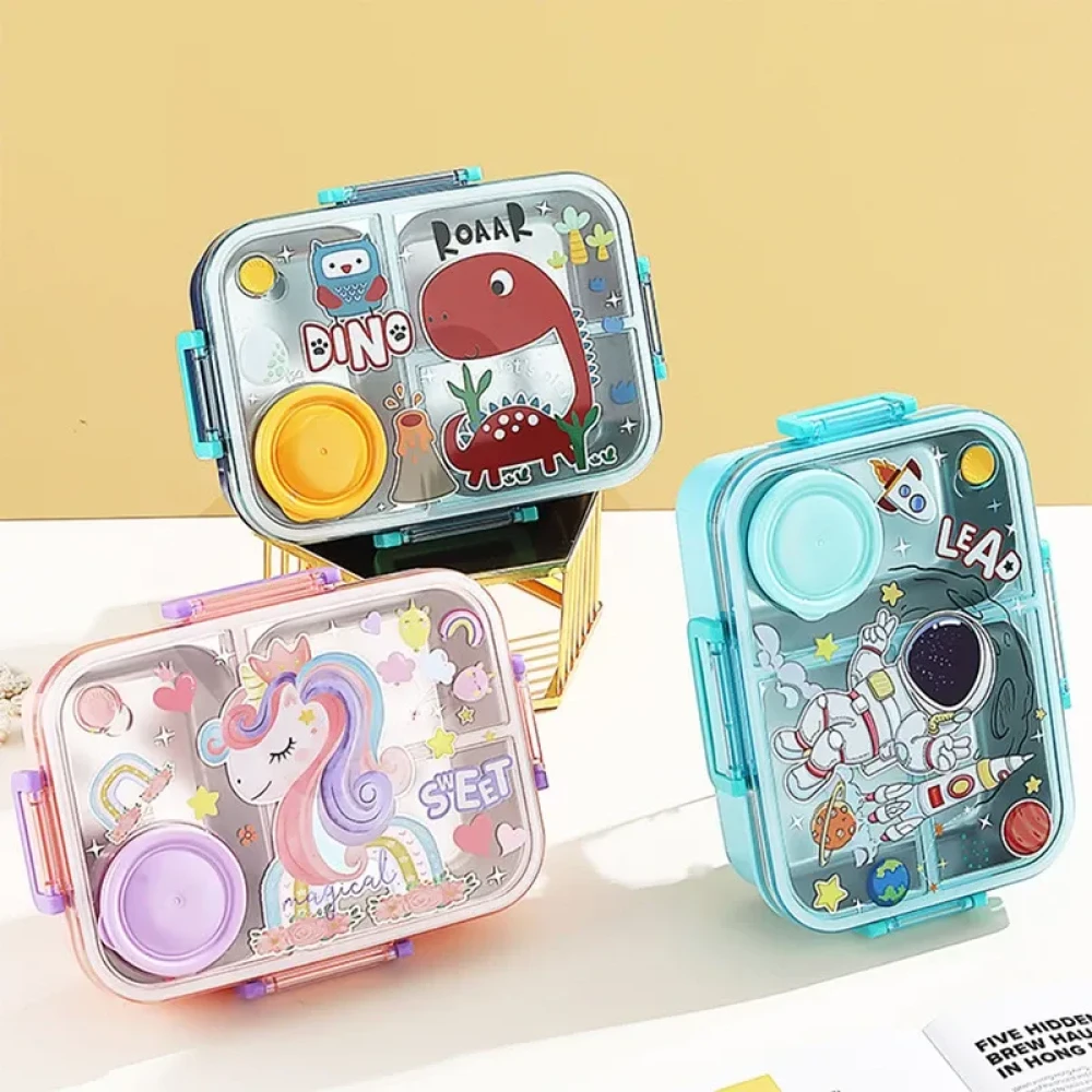 Stainless Steel Insulated Lunch Box with Compartments