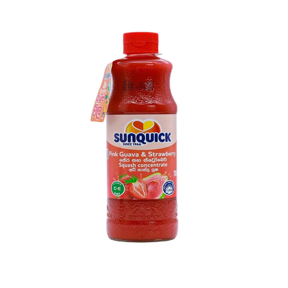 Sunquick Squash Concentrate Guava & Strawberry Drink 700Ml Lk