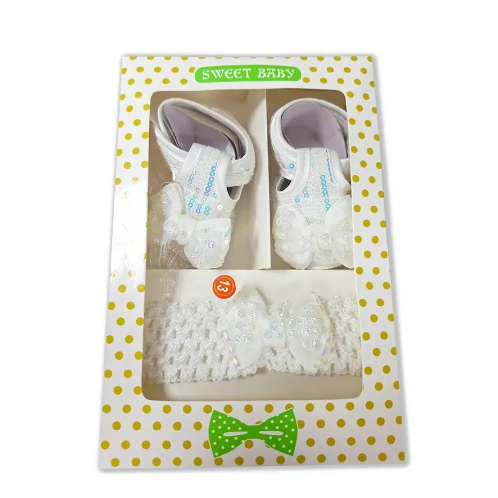 Sweet Baby Lace Shoes - 13 (White)