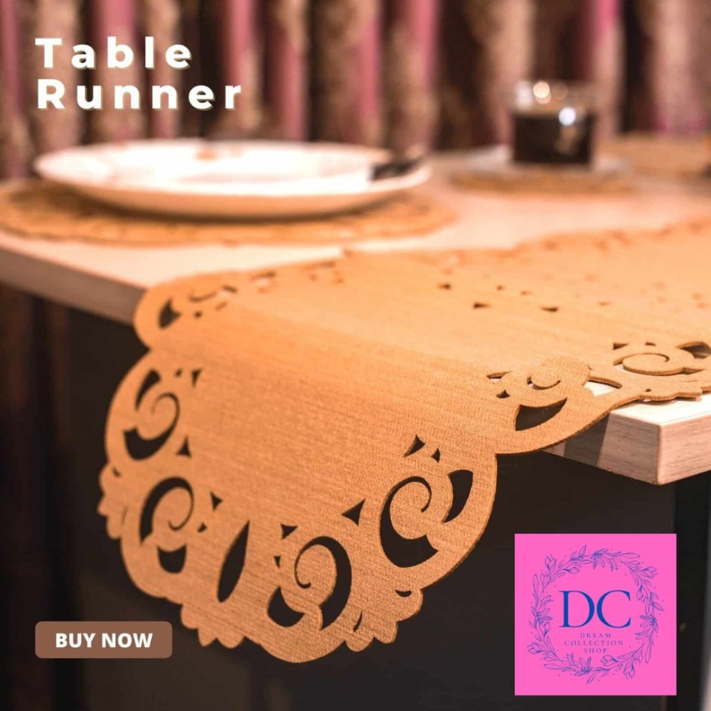 Table Runner Pale Orange