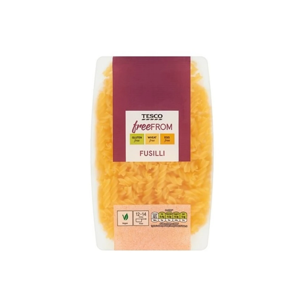 TESCO FRE FRM FUSILLI PASTA 500GM