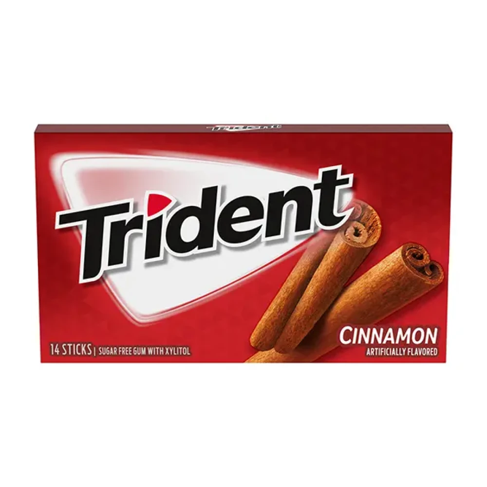 Trident Sugar Free Gum Cinnamon - 14 Sticks