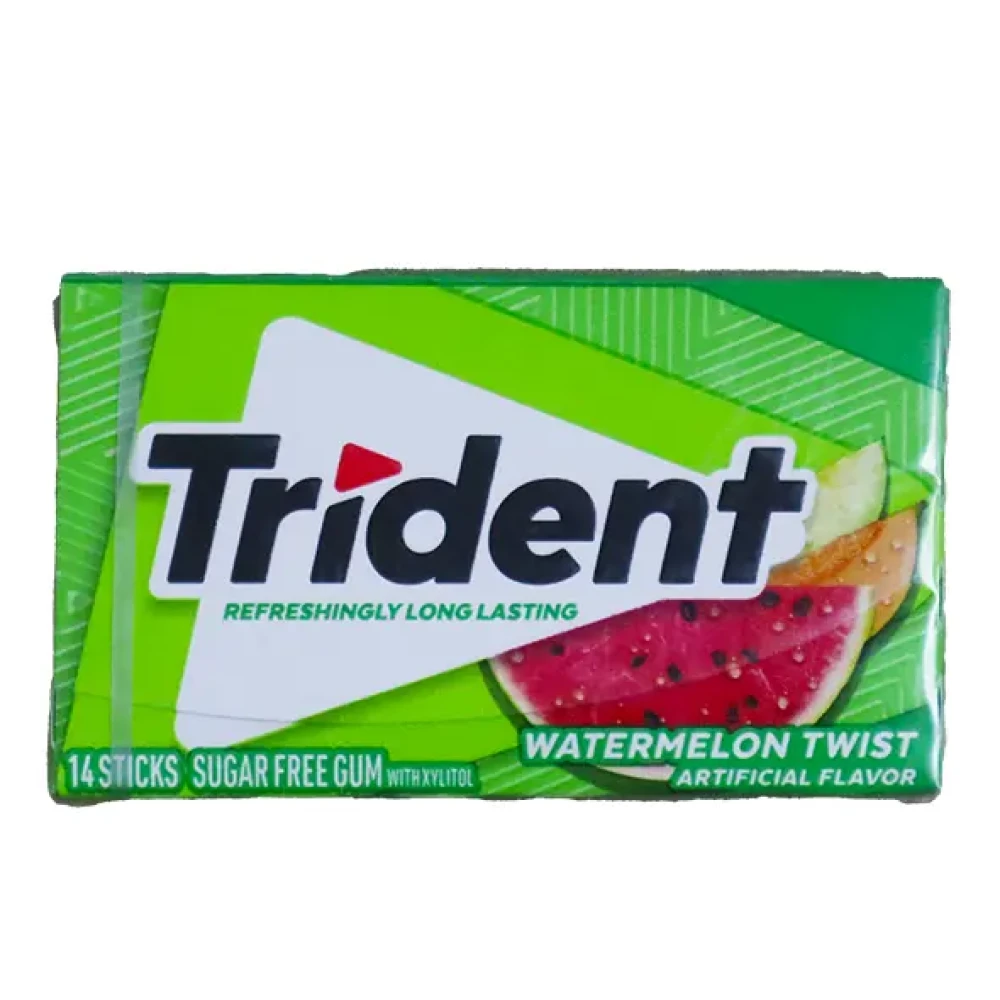 Trident Watermelon Twist Suger Free Gum - 14 Sticks