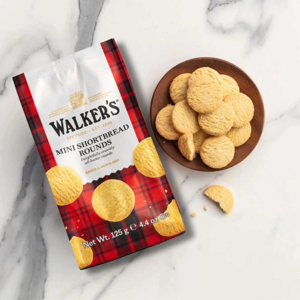 WALKERS PURE BUTTER BREAD ROUND 150GM